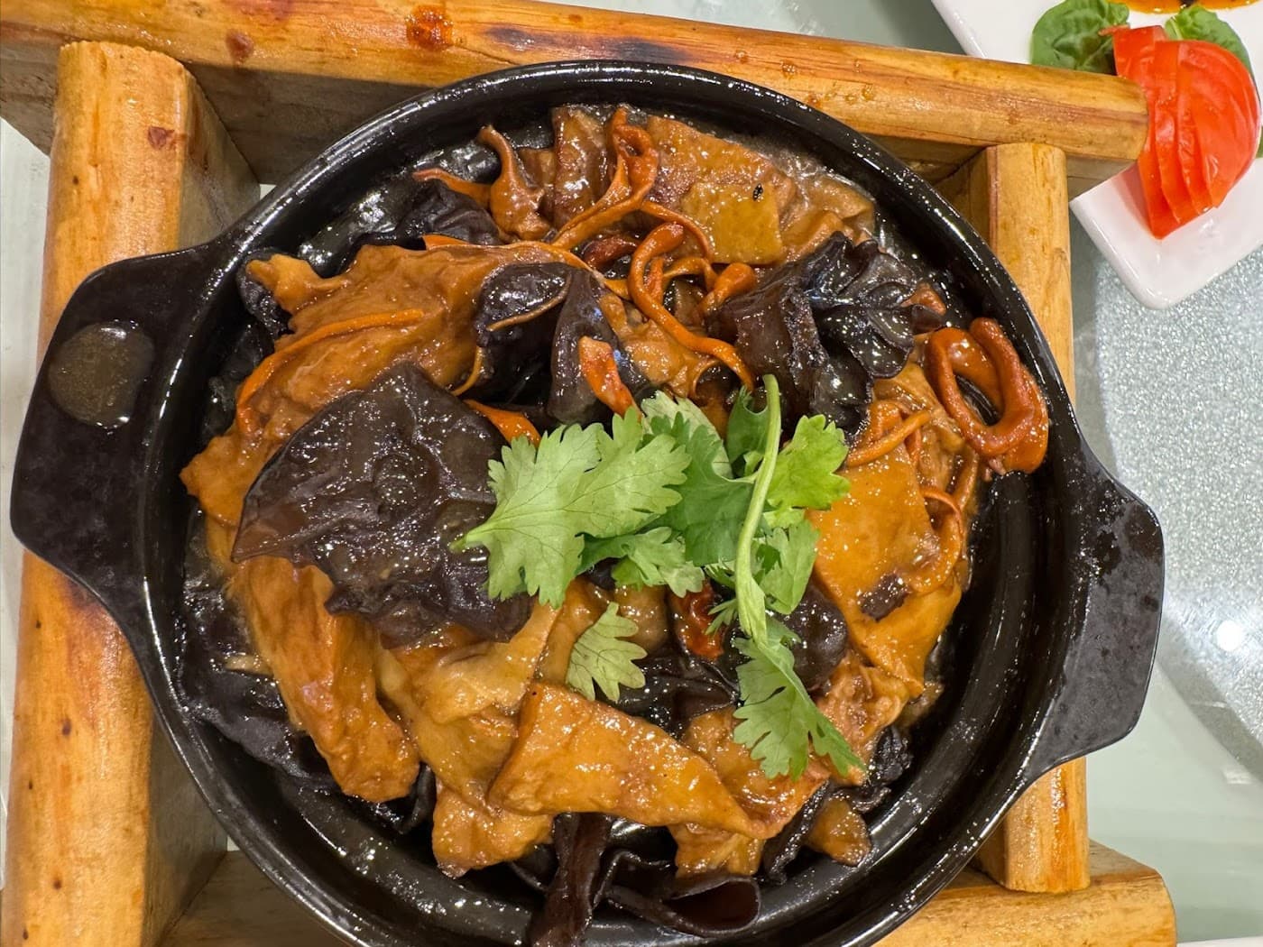 Authentic Fresh Fruit Infusions at Joy Veg Fruit Dining Belmore - Unique dishes blending seasonal fruits with savory Asian techniques for a vibrant taste.